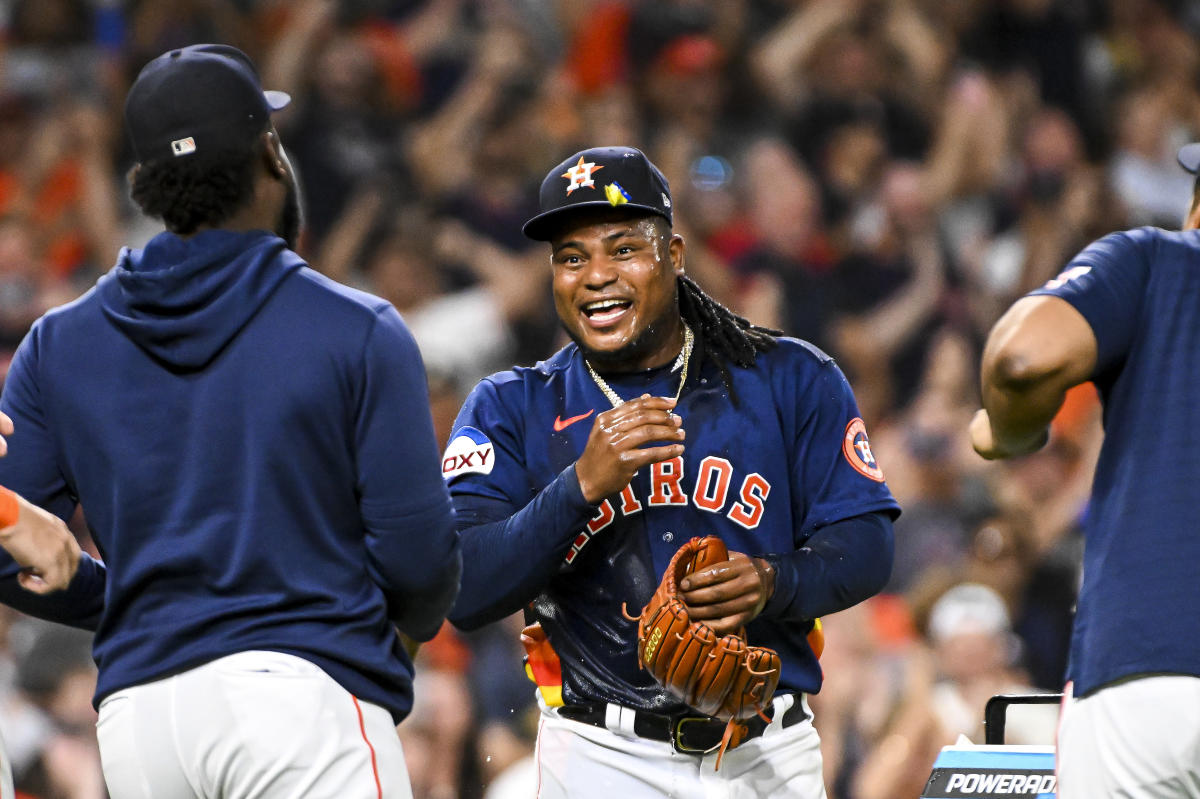 Framber Valdez throws no-hitter in Astros' win over Guardians