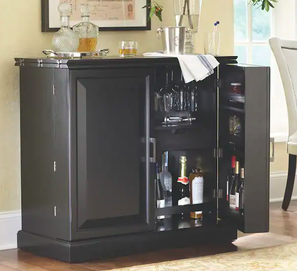 Jamison Black Bar Storage