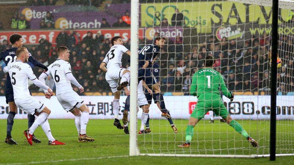 Tottenham weathered the storm to beat Swansea