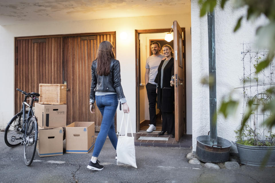 New research has revealed young people are coming back to live with their parents up to four times. (Getty Images)