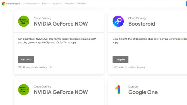 Chromebook owners can try out GeForce Now for free – but there's a catch