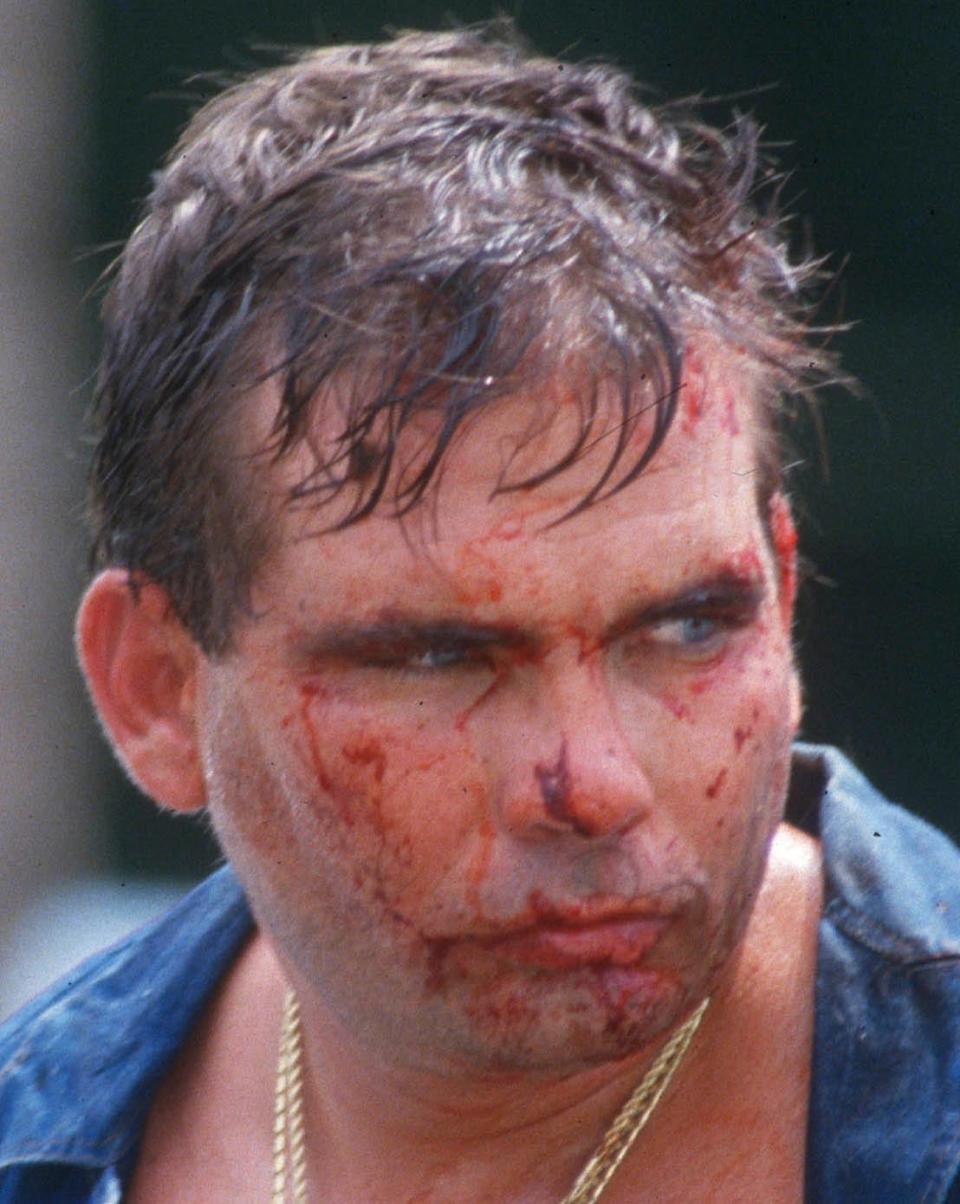 William Van Poyck after his arrest in 1987.