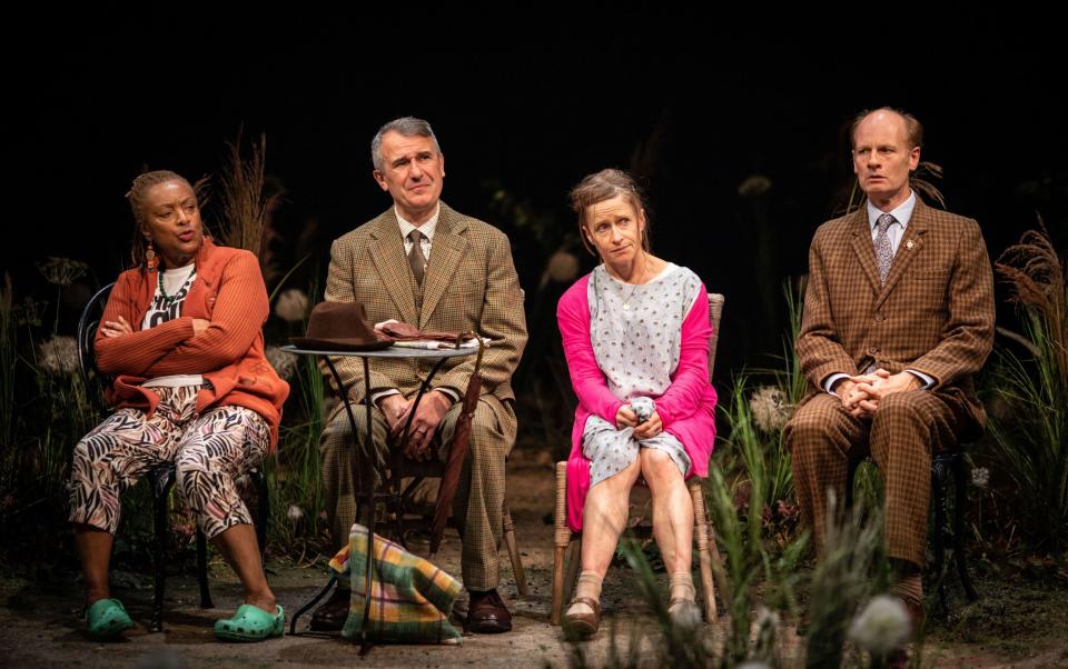 Donna Croll, Daniel Cerqueira, Hayley Carmichael, John Mackay in Home, at Chichester Festival Theatre - Helen Maybanks