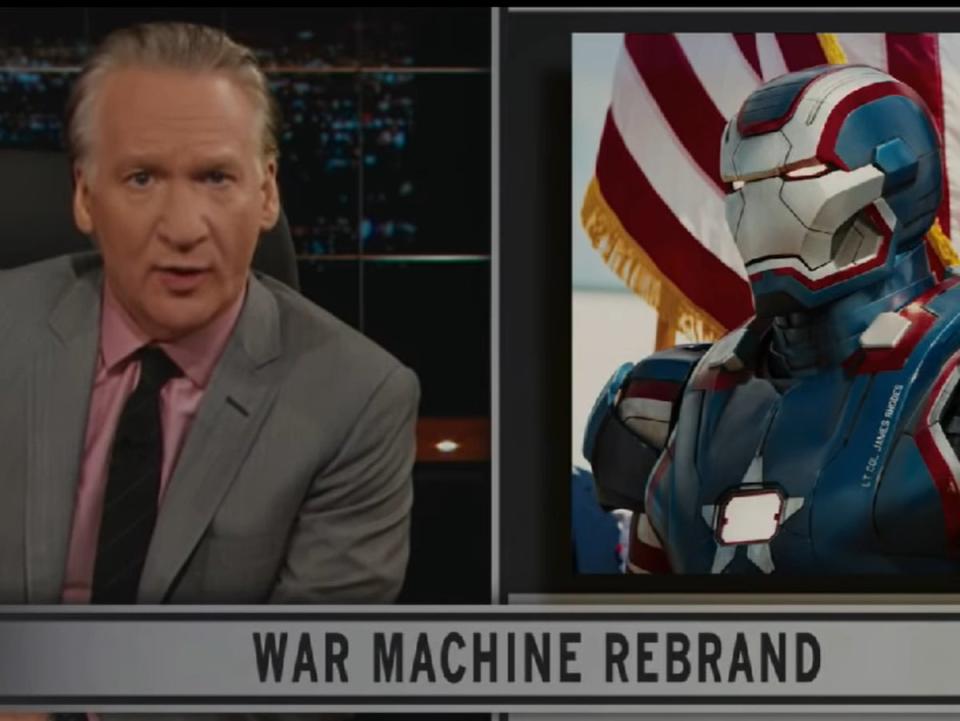 Bill Maher in ‘Iron Man 3' (Marvel Studios)