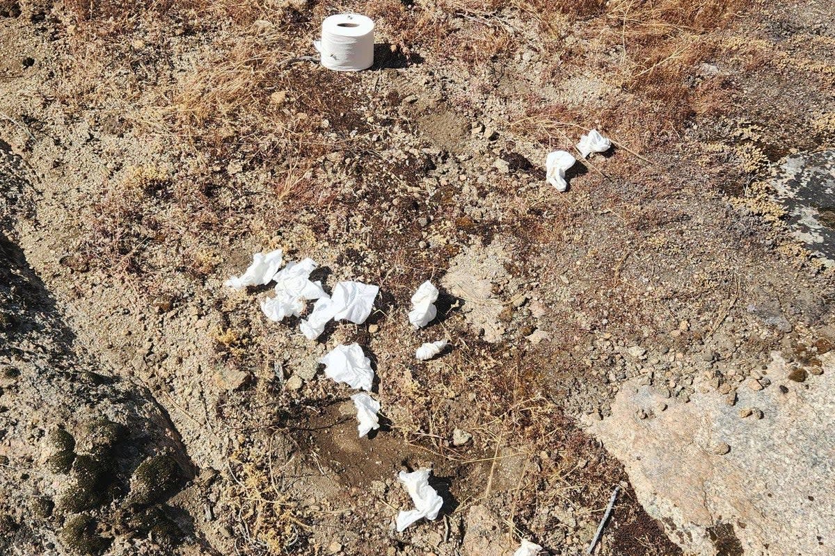 Park rangers demand visitors stop leaving used toilet paper behind in Yosemite (Facebook/NPS)