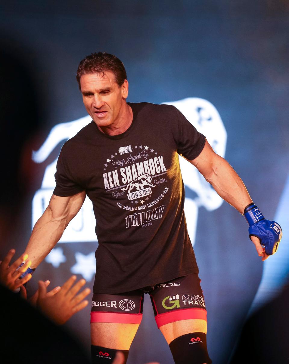Former mixed martial arts and professional wrestling champion Ken Shamrock heads the Valor BK bare-knuckle boxing series, set for fights Oct. 27 at UNF Arena.