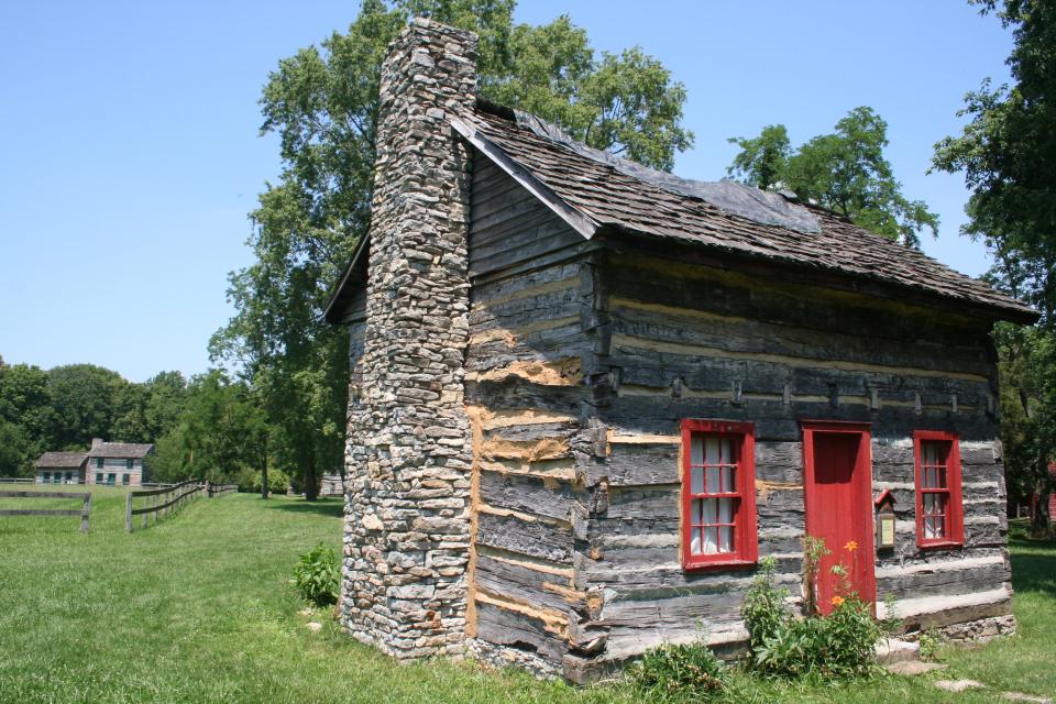 Campers at Caesar Creek can explore the park's Pioneer Village.