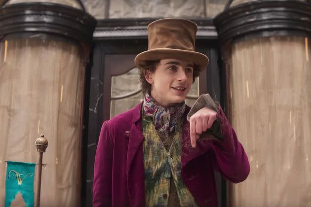 Timothée Chalamet in Wonka