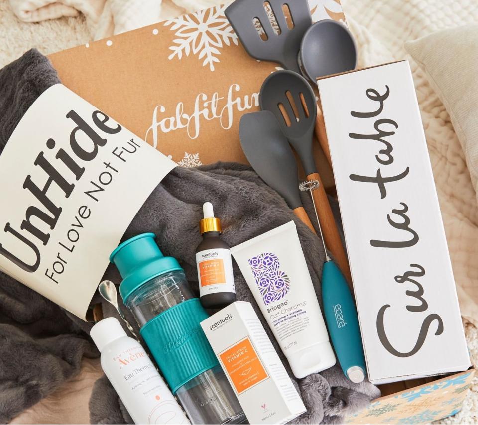 <p>fabfitfun.com</p><p><strong>$49.99</strong></p><p>Unlike other subscriptions that offer less customization, FabFitFun allows you to select which products you'll receive in each shipment. You'll choose up to eight quality items spanning a variety of categories, from health and fitness to fashion and beauty. </p><p><em><strong>What reviewers say: </strong>I absolutely love everything FFF! Being able to customize the box makes it so much more personal, [and] FFF finds a way to cater to each and every one of us. I'm so happy with my subscription.</em></p>