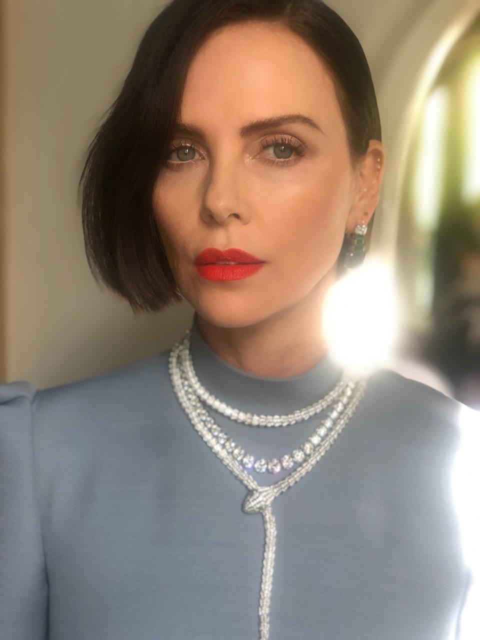 <cite class="credit">Photo: Courtesy of Bulgari / Charlize Theron</cite>