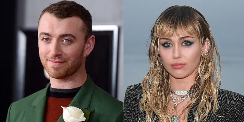 Sam Smith and Miley Cyrus