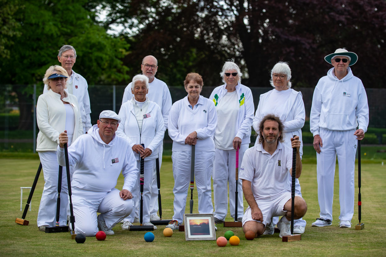 Peterborough and Northampton Croquet clubs battled it out to decide the pronunciation of the river, with Northampton winning. (SWNS)