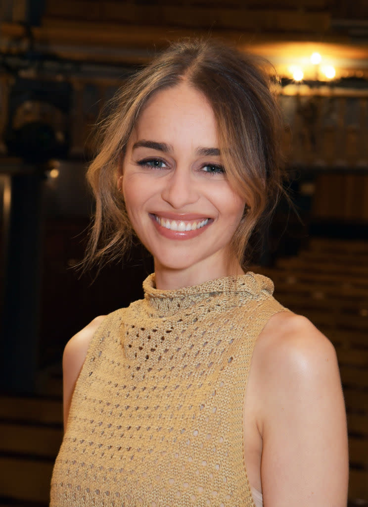 Emilia Clarke has opened up about the nude scenes she did in 'Game of Thrones', pictured in July 2022. (Getty Images)