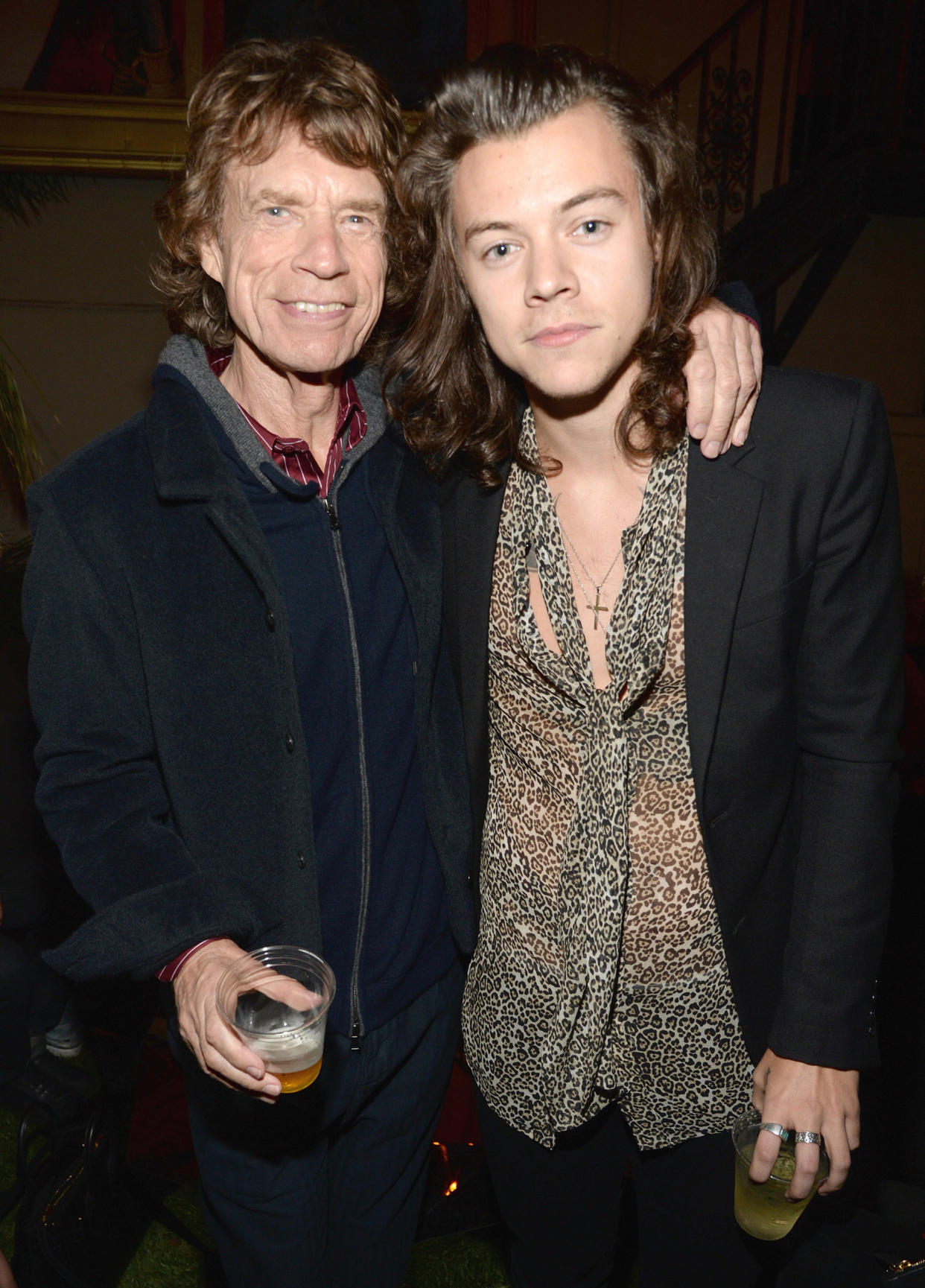 Mick Jagger and Harry Styles (Kevin Mazur / Getty Images)