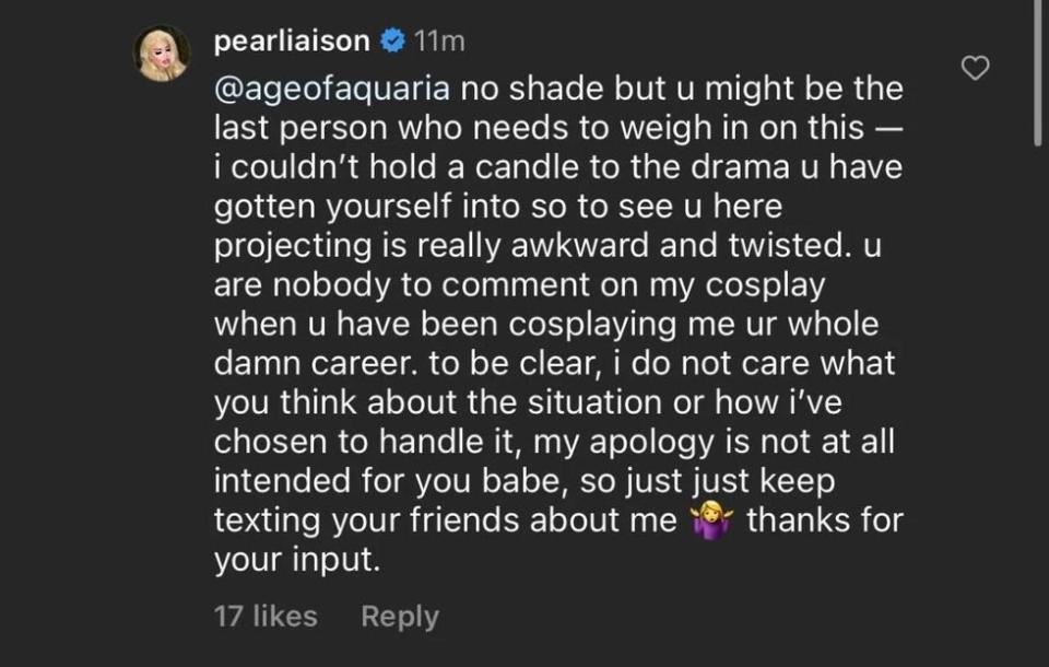Pearl via Instagram