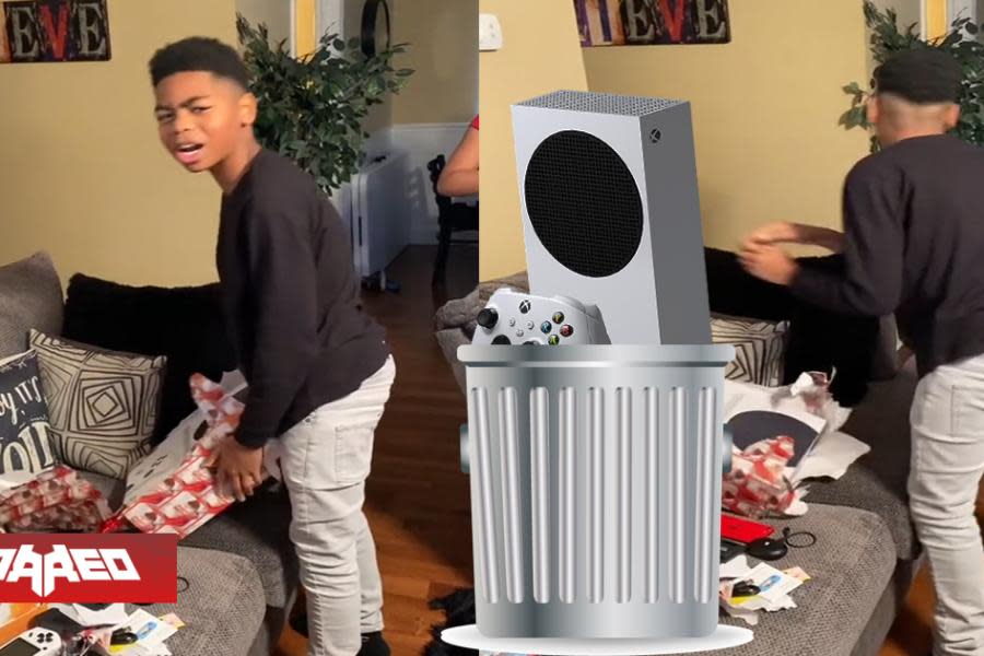 Niño se enfurece al recibir una Xbox Series S como regalo de navidad