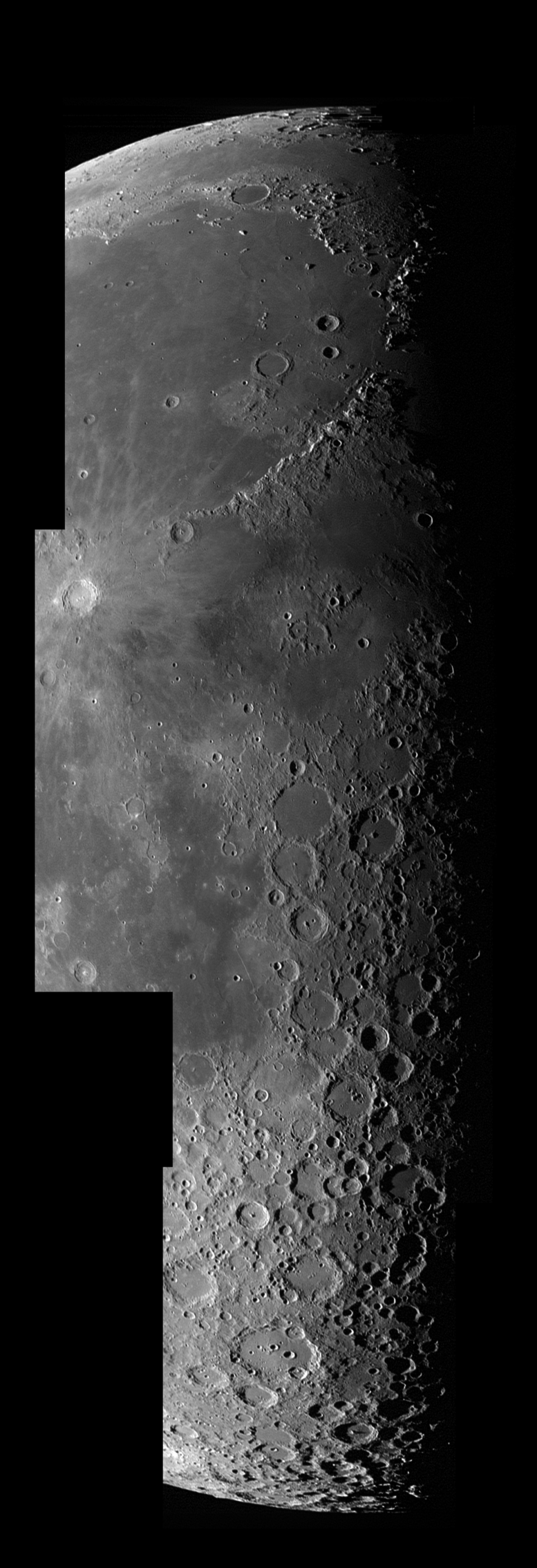This large photo of the Moon is a mosaic of five images taken by Nasa’s Lucy spacecraft on 16 October from about 140,000 miles from the Moon (Nasa)