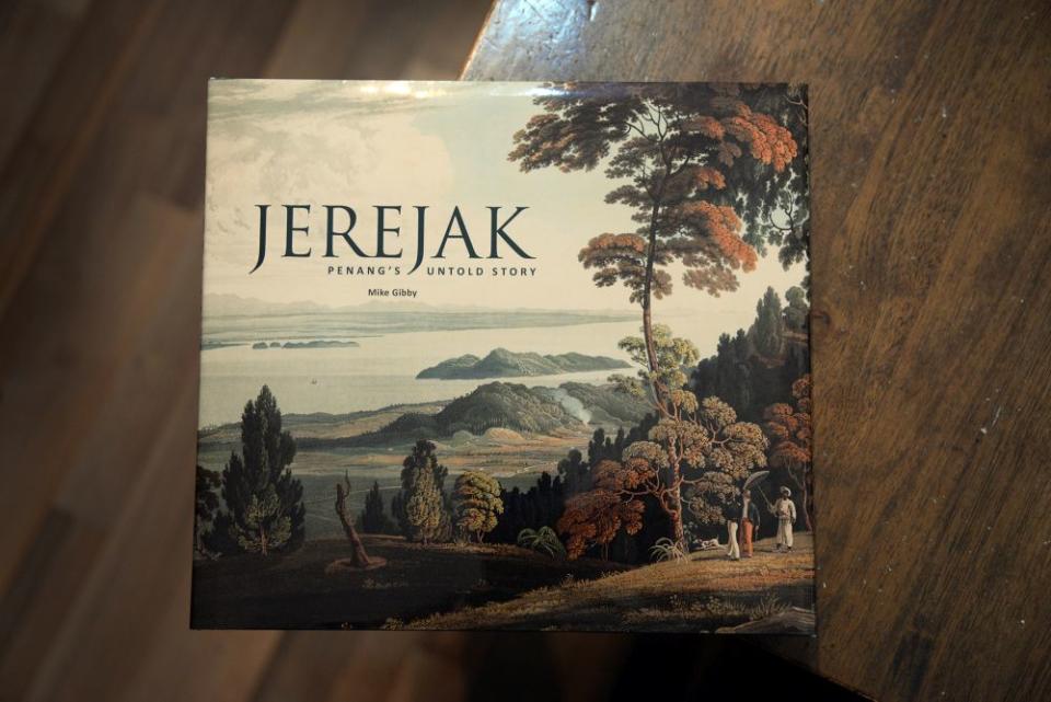 The Jerejak book by Mike Gibby is full of fascinating facts about the island. ― Picture by KE Ooi