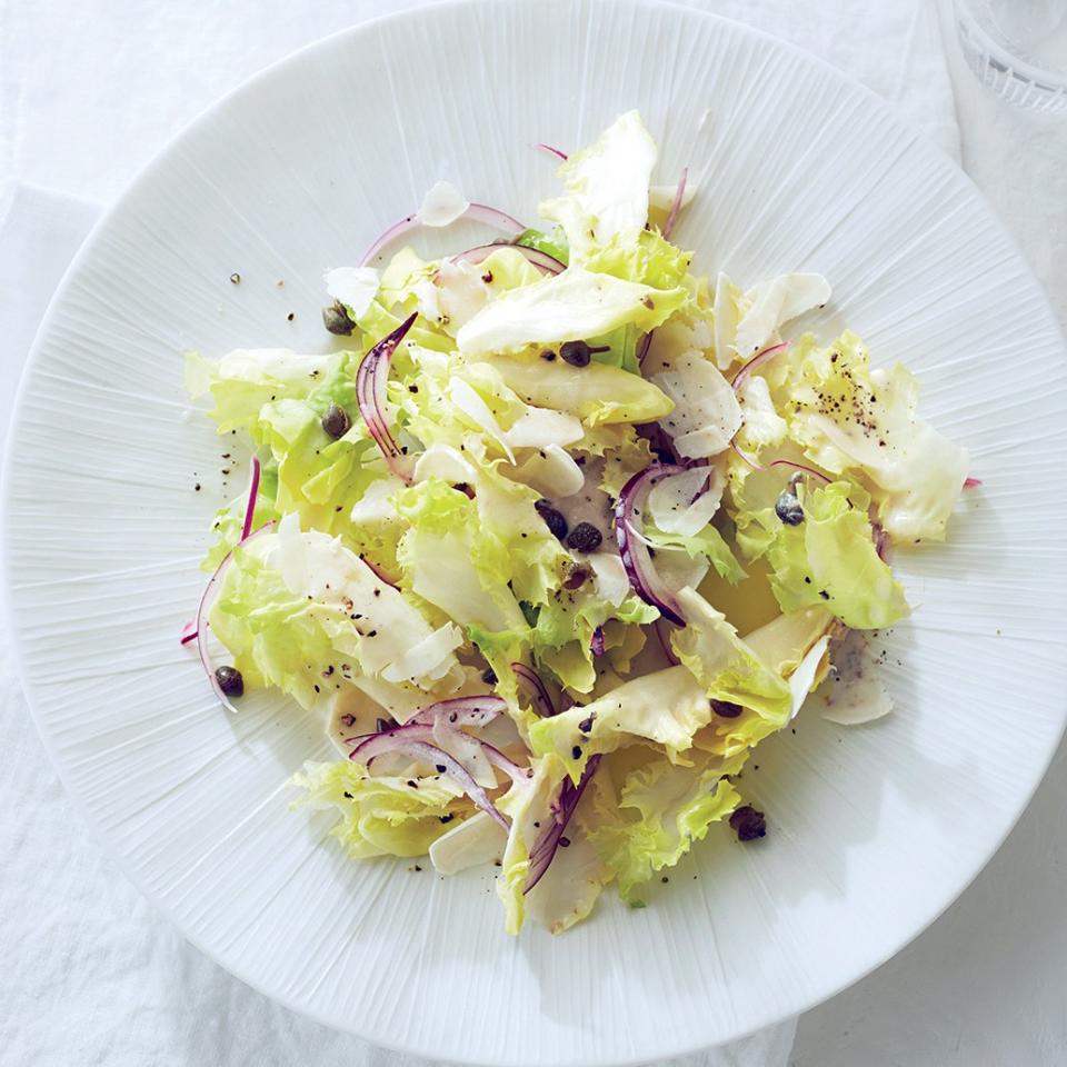 Escarole Salad with Horseradish and Capers