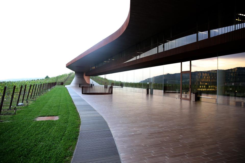 A general exterior view of at Antinori in Chianti Classico