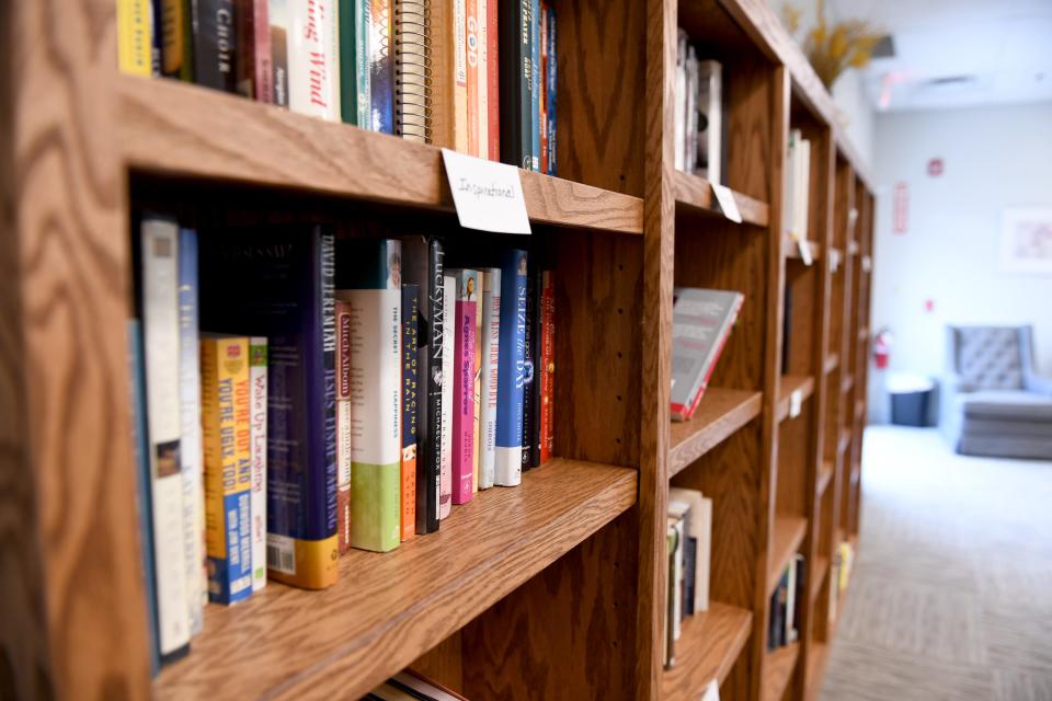 Fairless choir students made a donation of new and used books to help jumpstart the library at Aunt Susie's Cancer Wellness Center.