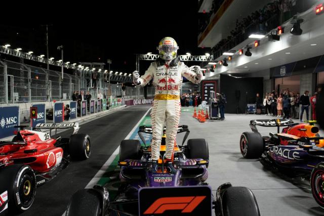 Adjusted starting grid for the 2023 F1 Las Vegas Grand Prix after multiple  penalties