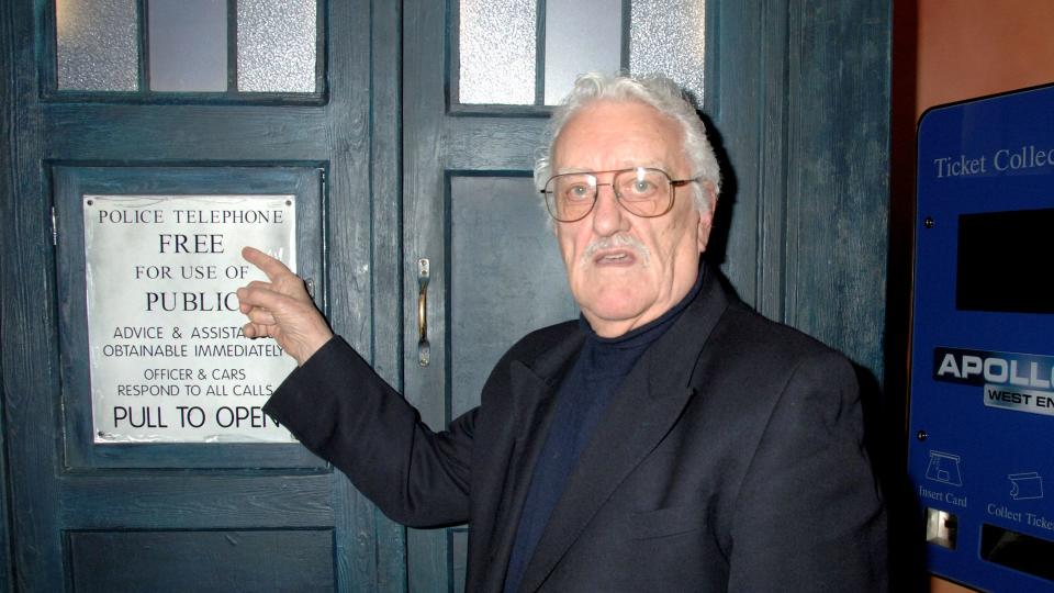 Actor Bernard Cribbins arrives at the press launch of 'Dr Who' series 4 at the Apollo West End April 1, 2008 