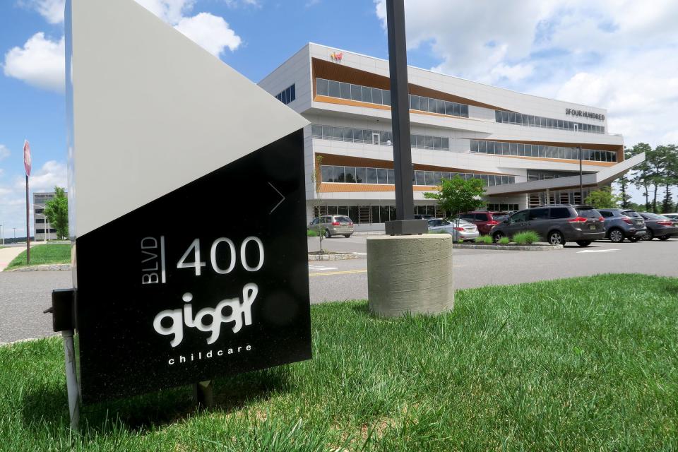 Exterior of the building that houses Giggl Childcare in Lakewood shown Thursday, June 27, 2024. Naomi Elkins, who is charged with two counts of murder in the deaths of her children, worked here.