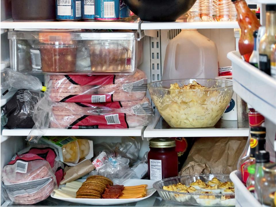 full fridge inside fridge