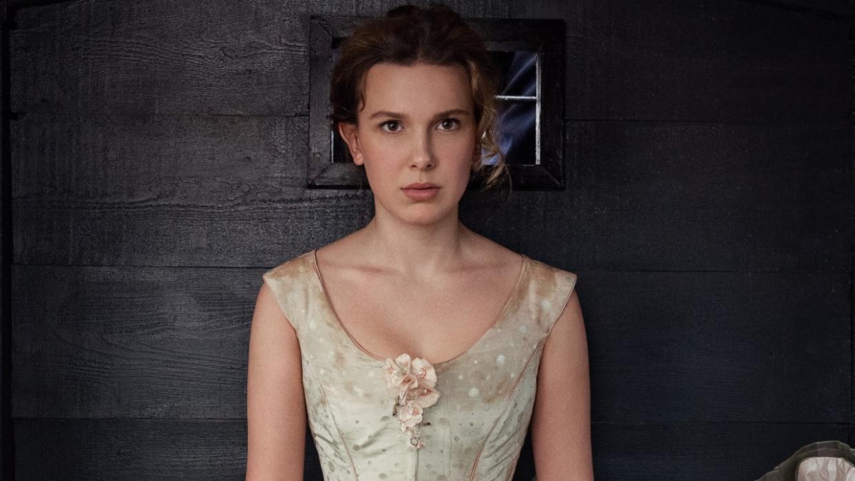  MIllie Bobby Brown in Netflix's Enola Holmes 2. 