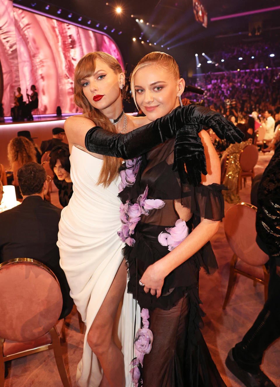 Taylor Swift and Kelsea Ballerini  (Johnny Nunez / Getty Images)