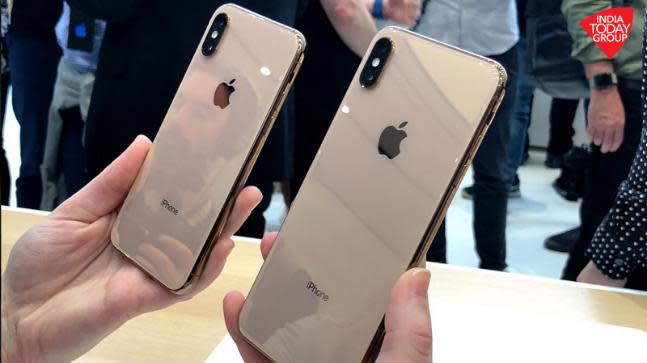 The larger iPhone XS Max costs up to £1,449 (Getty)