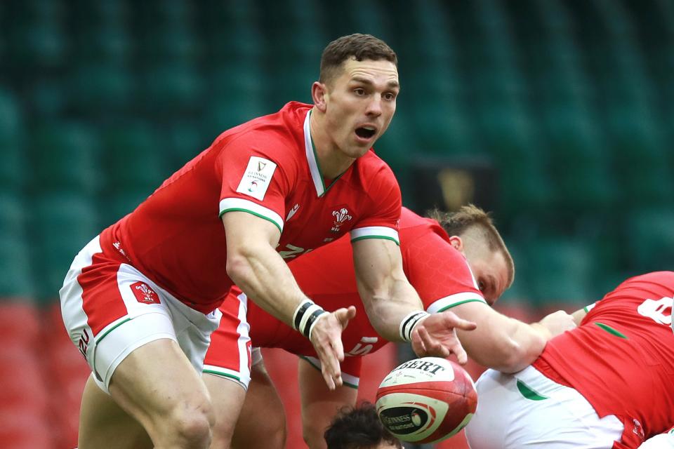 George North will earn his 100th cap for Wales against England in CardiffGetty Images