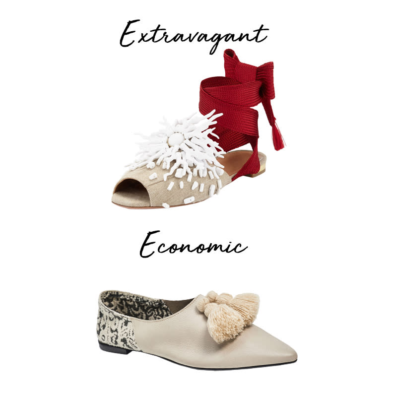 <a rel="nofollow noopener" href="http://rstyle.me/n/cpqhnpjduw" target="_blank" data-ylk="slk:Madagascar Embellished Ankle-Wrap Flat, Aquazzura, $995Flat shoes are cool again as statement designs are becoming a major trend.;elm:context_link;itc:0;sec:content-canvas" class="link ">Madagascar Embellished Ankle-Wrap Flat, Aquazzura, $995<p>Flat shoes are cool again as statement designs are becoming a major trend.</p> </a><a rel="nofollow noopener" href="https://www.zara.com/us/en/collection-aw-17/woman/shoes/flat-leather-shoes-with-tassels-c269191p4892593.html" target="_blank" data-ylk="slk:Flat Leather Shoes With Tassels, Zara, $70Flat shoes are cool again as statement designs are becoming a major trend.;elm:context_link;itc:0;sec:content-canvas" class="link ">Flat Leather Shoes With Tassels, Zara, $70<p>Flat shoes are cool again as statement designs are becoming a major trend.</p> </a>