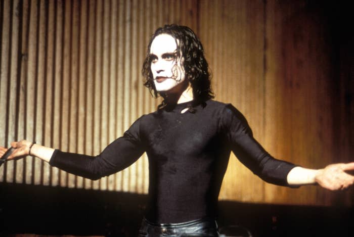 Brandon Lee from "The Crow."