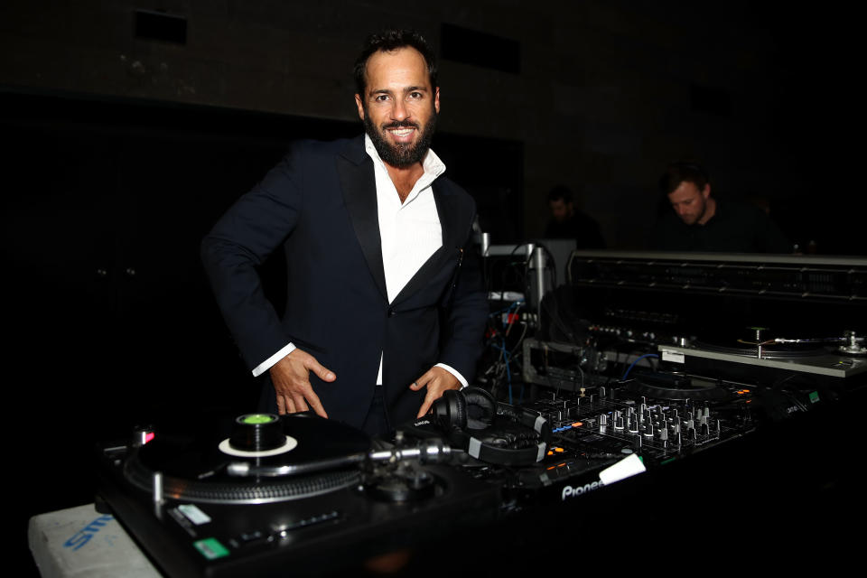 Alex Dimitriades aka Boogie Monster performs during the NGV Gala 2018 at National Gallery of Victoria on December 1, 2018 in Melbourne, Australia. 