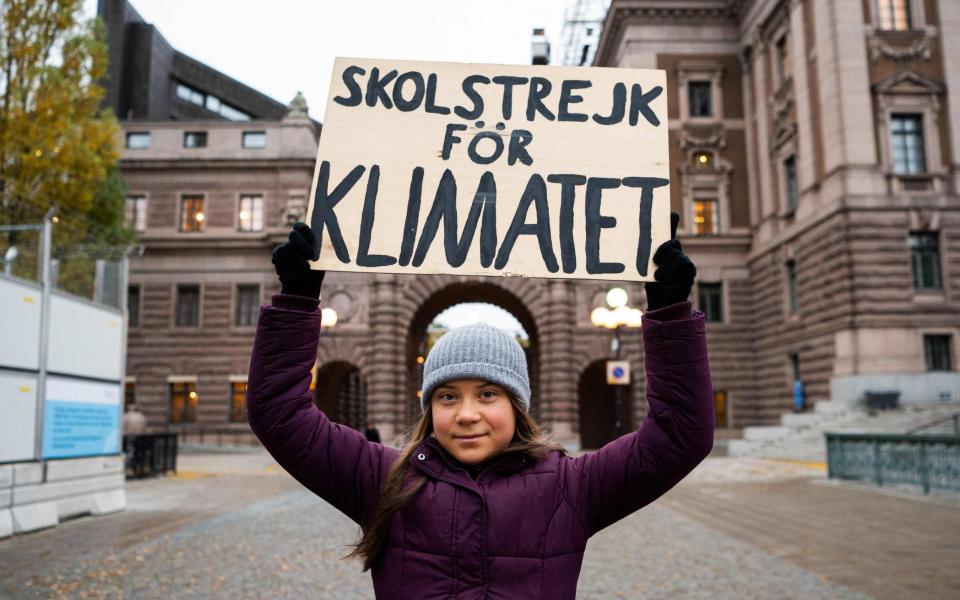 Greta Thunberg - JONATHAN NACKSTRAND/AFP