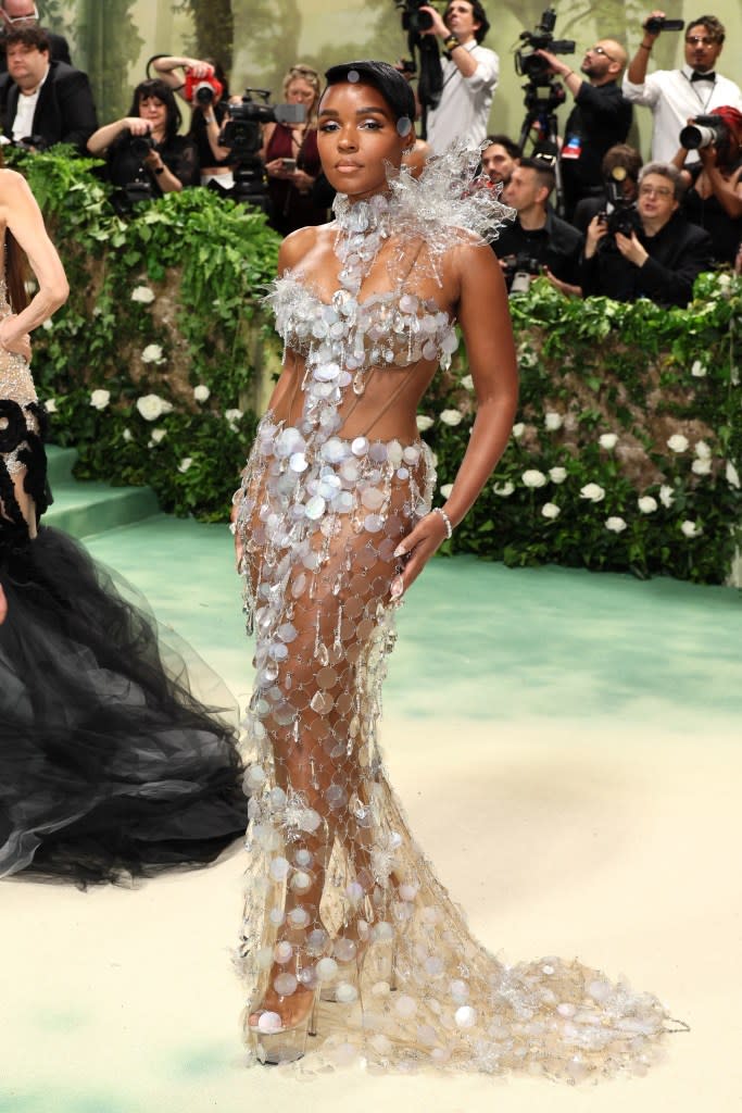 Janelle Monáe attends The 2024 Met Gala Celebrating "Sleeping Beauties: Reawakening Fashion" at The Metropolitan Museum of Art on May 06, 2024 in New York City.