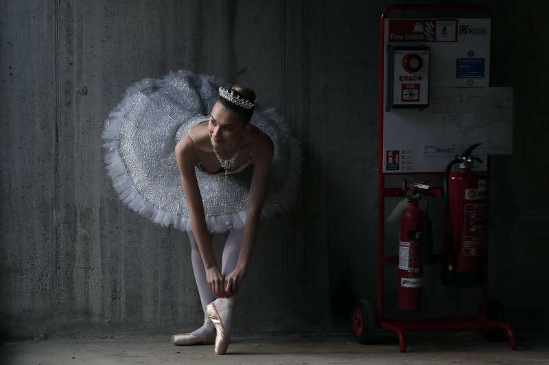 芭蕾舞者為求舞台視覺效果，十分注重舞者身形。（AP）