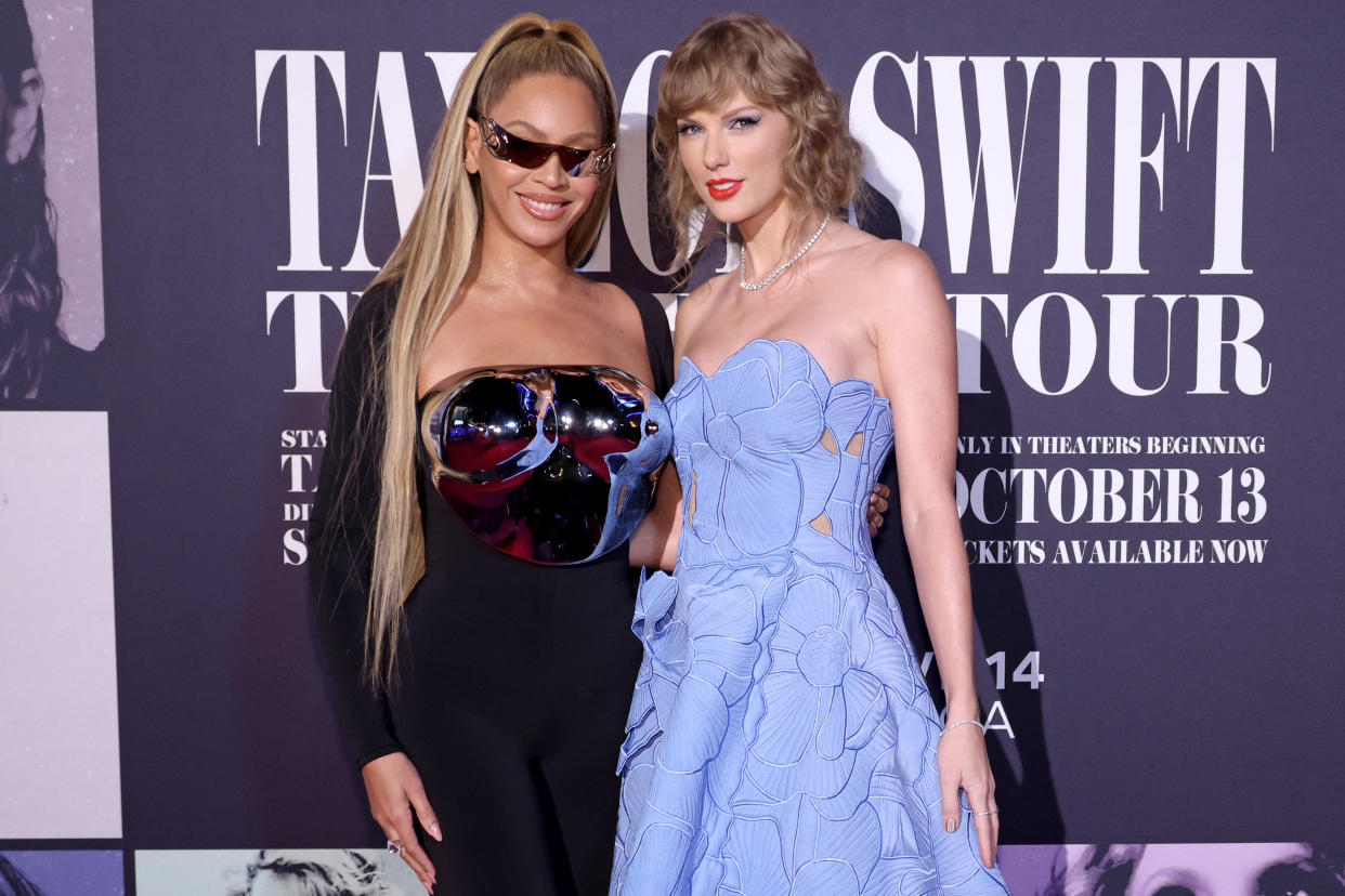 Beyoncé and Taylor Swift attend the world premiere of 