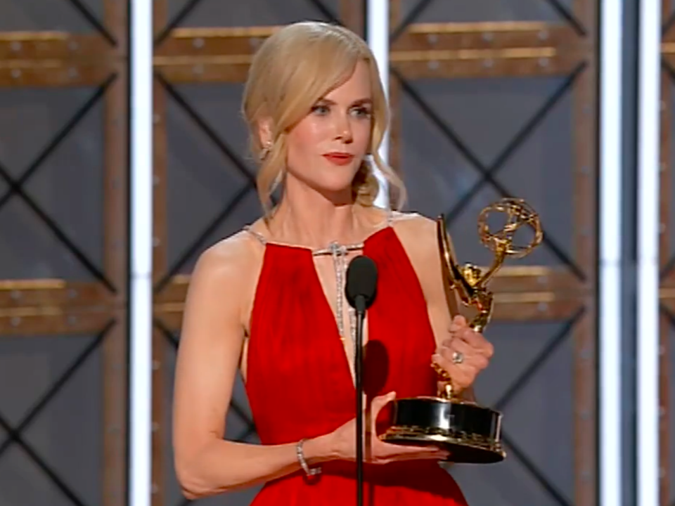 It seems Nicole Kidman's controversial speech after winning her first Emmy award for her role as Celeste in Big Little Lies has had an impact on some close to her. Source: Fox8