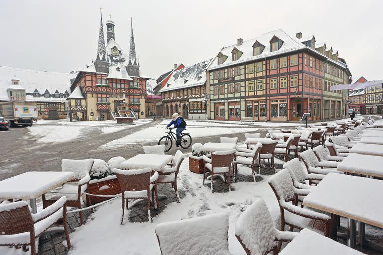 Nieve; tormenta; California; estados unidos; EE.UU.; Alemania; reino unido