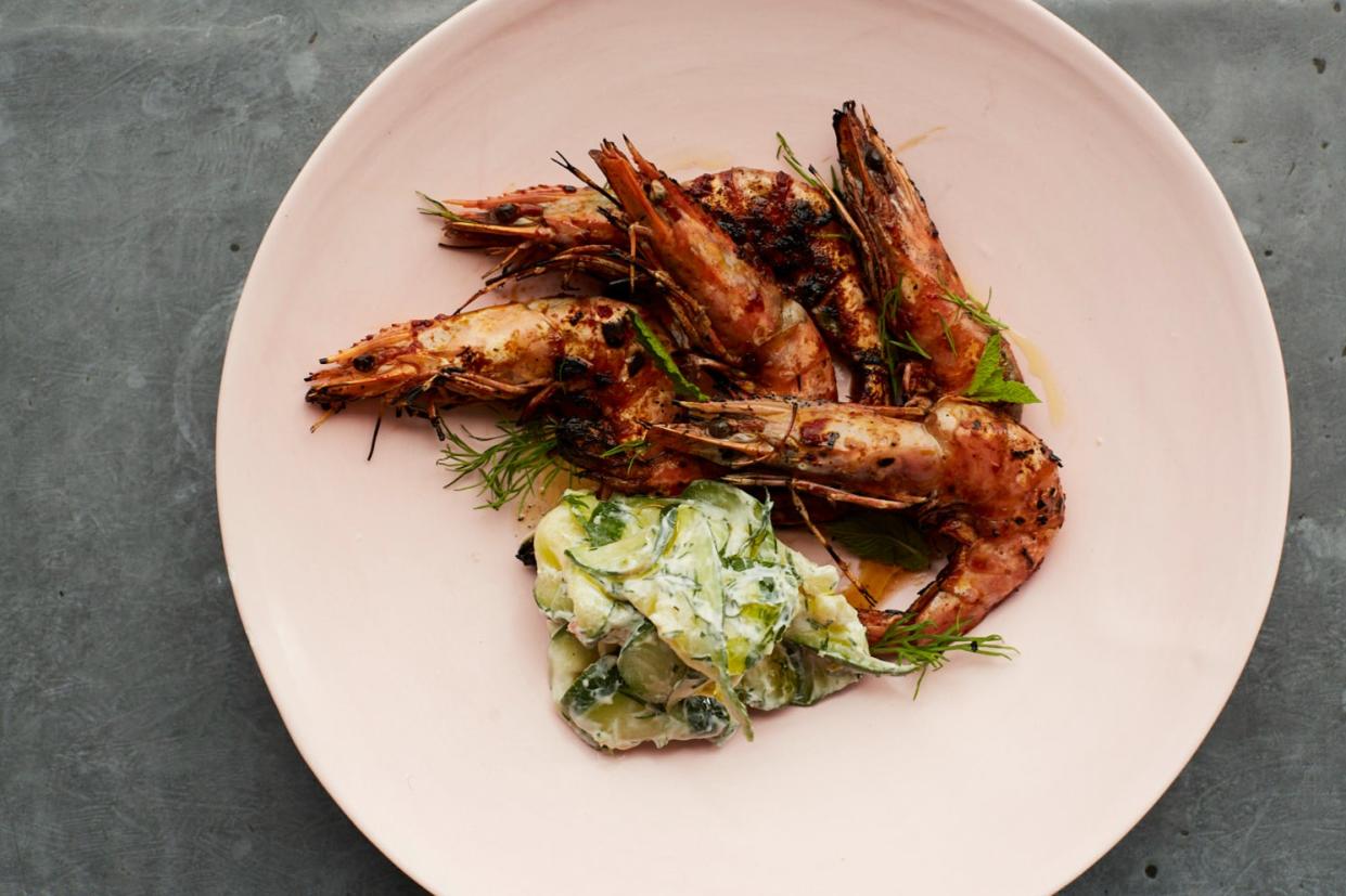 Expected highlight: Harissa-marinated prawns (Carmel)