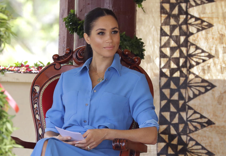 Meghan, pictured on the royal tour in Fiji, has had every move scrutinised [Photo: PA]