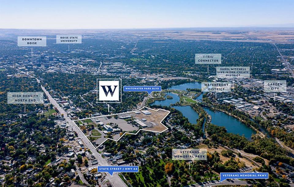 The 44-acre former Idaho Transportation Department went up for sale in May 2023 through TOK Commercial, a Boise commercial real estate agency.