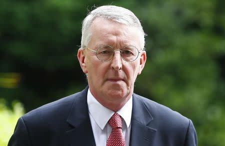 Britain's former Labour Party shadow Foreign Secretary, Hilary Benn, arrives at his home in London, Britain June 26, 2016. REUTERS/Neil Hall