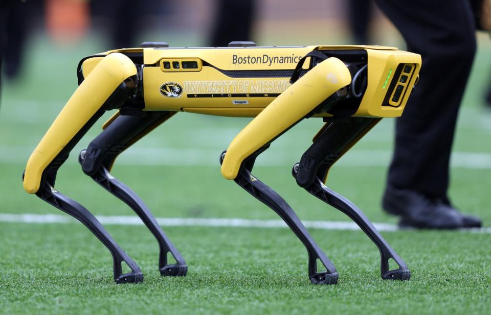 Spot, a four-legged dog-like robot made by Boston Dynamics (Getty Images)