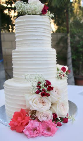 <p>Getty</p> A wedding cake (stock image)