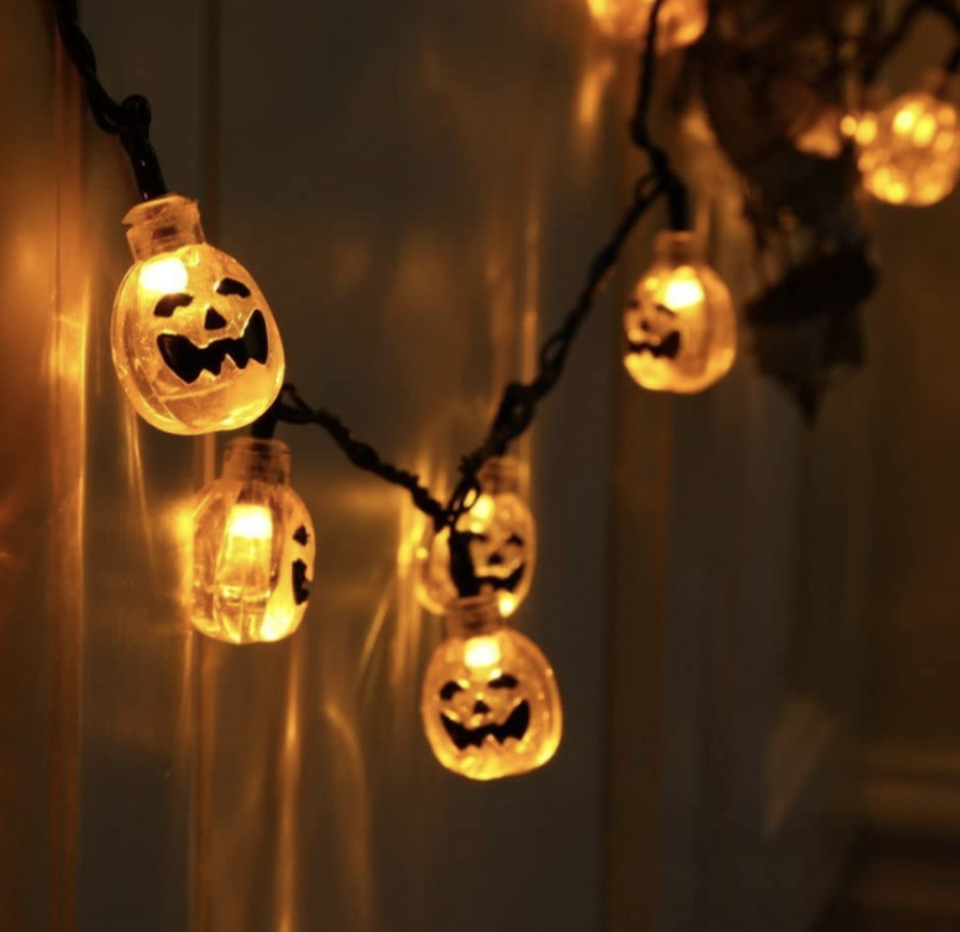 Trick-or-treaters are sure to enjoy these lights.