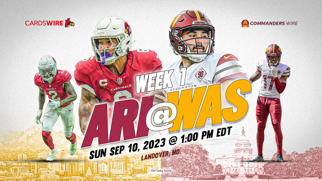 How watch, listen to, stream Cardinals at Commanders in Week 1